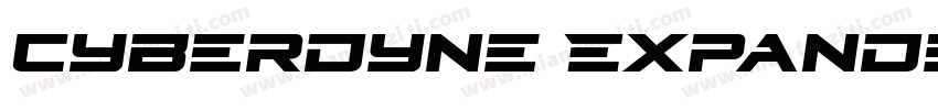 Cyberdyne Expanded Italic Expanded字体转换